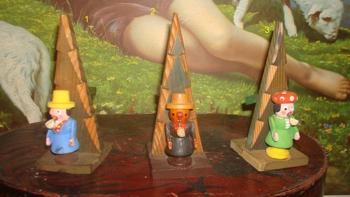 Alter miniatur räuchermann - 1x,